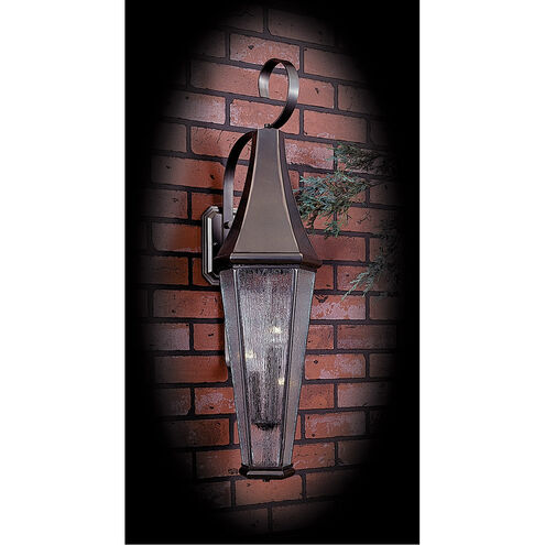 Le Havre 3 Light 34 inch Iron Exterior Wall Mount
