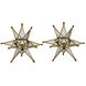 Star Golden 7 X 7 inch Candleholders