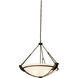 Grande 3 Light 24 inch Antique Copper Pendant Ceiling Light
