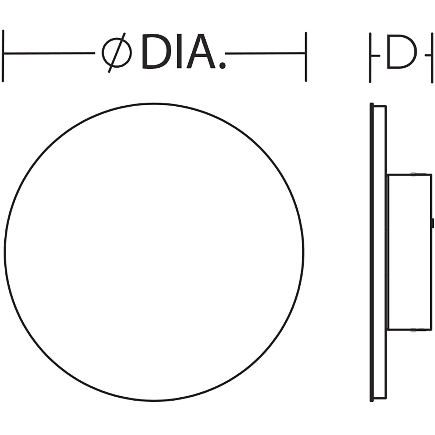 Eclipse LED 6 inch White Wall Sconce Wall Light