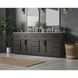 Alden 84 X 35 inch Mocha Brown Bathroom Vanity Cabinet