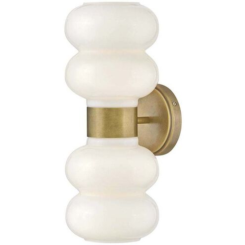 Nadia Sconce Wall Light in Lacquered Brass
