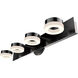 Variety 4 Light 23 inch Satin Dark Gray Vanity Light Wall Light