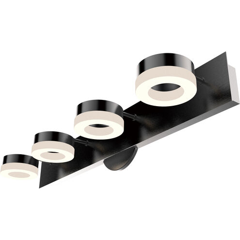 Variety 4 Light 23 inch Satin Dark Gray Vanity Light Wall Light