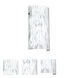 Tamburo 7 1 Light 7 inch Satin Nickel ADA Wall Sconce Wall Light in Incandescent, Carrera Glass