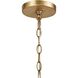 Katania 5 Light 27 inch Antique Gold Chandelier Ceiling Light