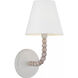 C&M by Chapman & Myers Fiona 1 Light 6.29 inch Aged Pewter Wall Sconce Wall Light