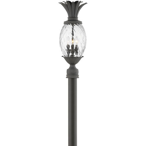 Plantation LED 25 inch Museum Black Outdoor Post Mount Lantern, Low Voltage