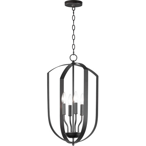 Provident 4 Light 15 inch Black Chandelier Ceiling Light