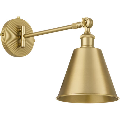 Bailey Wall Mount Wall Light in Aged Brass