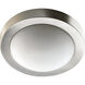 Contempo 2 Light 13 inch Satin Nickel Flush Mount Ceiling Light