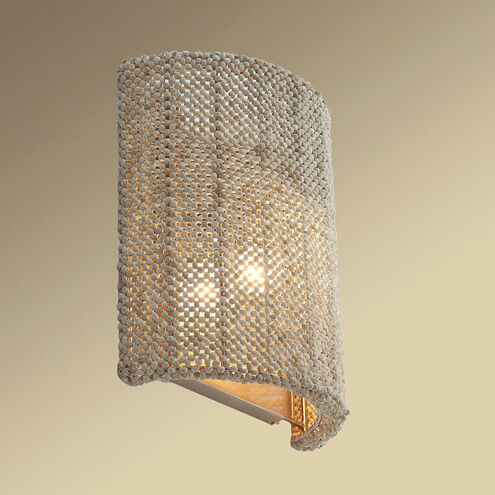 Copra 1 Light 10.2 inch Nickel Wall Sconce Wall Light
