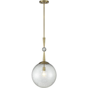 Populuxe 1 Light 13.75 inch Oxidized Aged Brass Pendant Ceiling Light