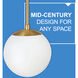 Warby 1 Light 8 inch Heritage Brass Indoor Wall Sconce Wall Light in White