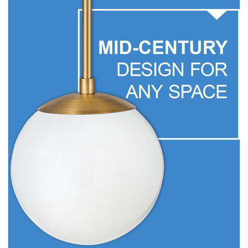 Warby 1 Light 8 inch Heritage Brass Indoor Wall Sconce Wall Light in White