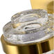 Milano Series Sconce Wall Light in Antique Brass, Artisan Collection