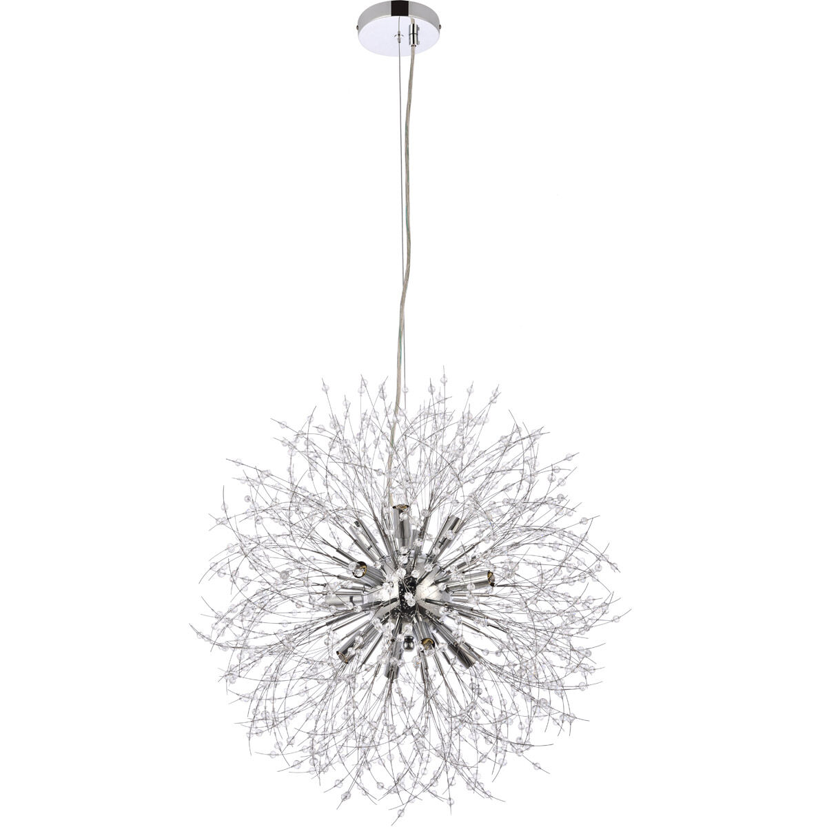 Solace 12 Light 24 inch Chrome Pendant Ceiling Light