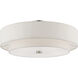 Meridian 5 Light 22 inch Brushed Nickel Semi-Flush Ceiling Light