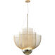 Canada LED 31.5 inch Gold Chandelier Ceiling Light