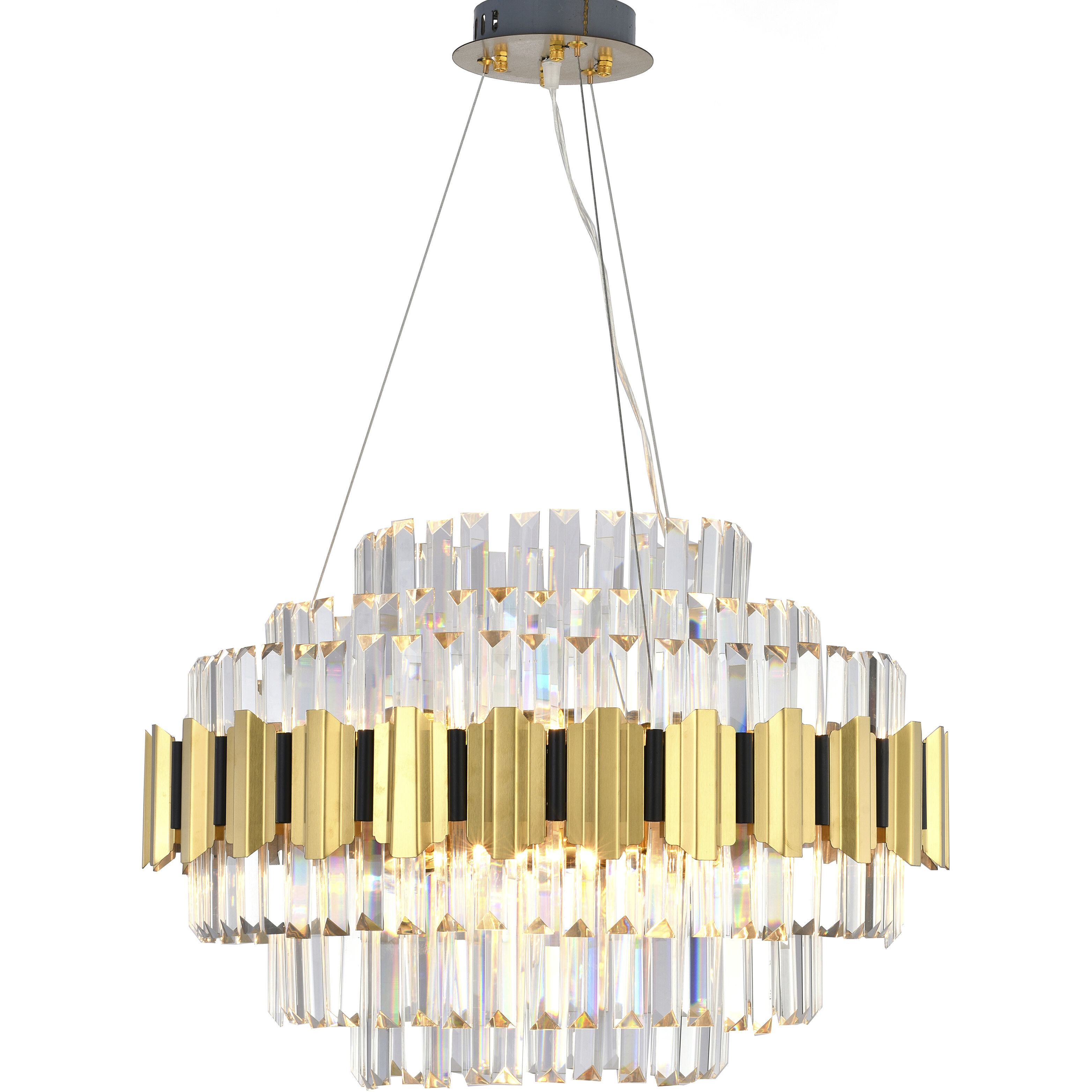 Canada 18 Light 24 inch Gold Chandelier Ceiling Light
