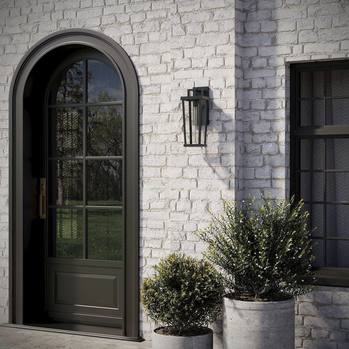 Tryon 1 Light 18 inch Black Outdoor Wall Lantern