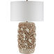 Corfu 32.5 inch 150 watt Milky White Table Lamp Portable Light