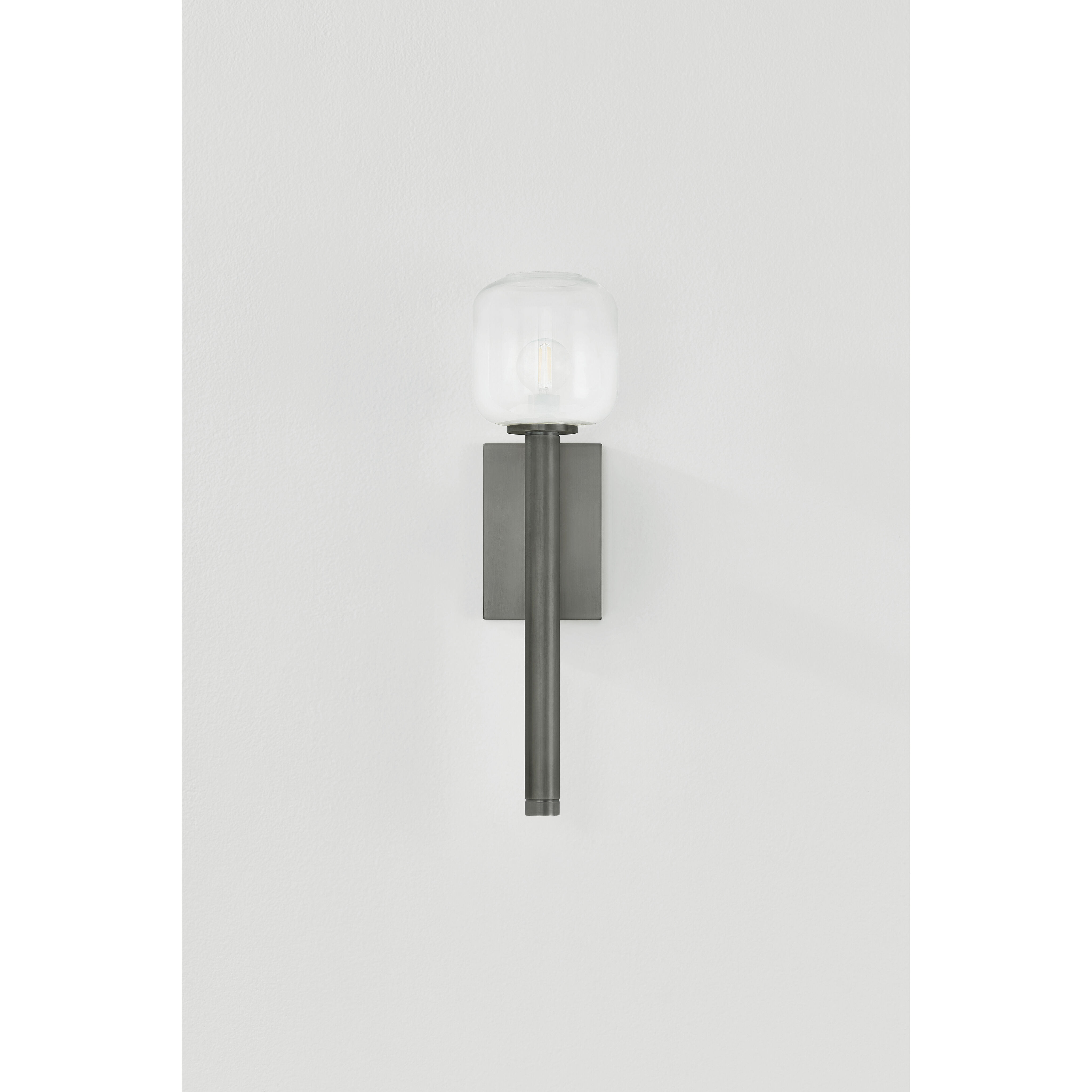 Axton 1 Light 5.25 inch Vintage Pewter Wall Sconce Wall Light