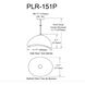Pilar LED 15.75 inch Matte White Pendant Ceiling Light