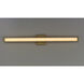Spec Vanity LED 48 inch Gold Bath Vanity Wall Light