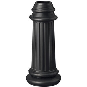 Direct Burial 18 inch Black Outdoor Post, Slip Base