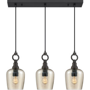 Kendrick 3 Light 29 inch Western Bronze Island Chandelier Ceiling Light