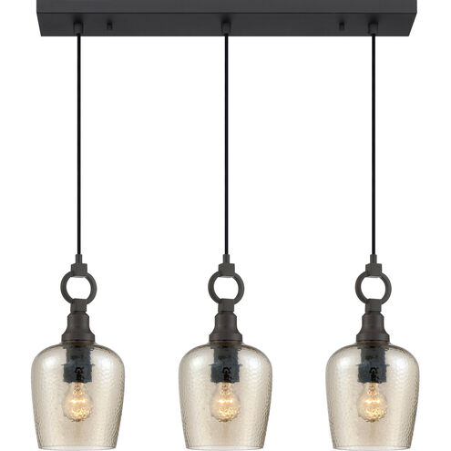 Kendrick 3 Light 29 inch Western Bronze Island Chandelier Ceiling Light