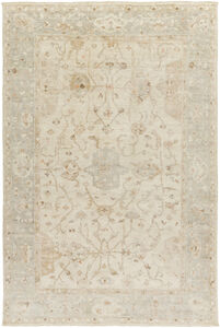 Normandy 180 X 144 inch Light Gray Rug in 12 x 15, Rectangle