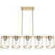 Astwood 5 Light 39 inch Alturas Gold Linear Chandelier Ceiling Light, Large