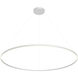 Cerchio 70.88 inch White Pendant Ceiling Light