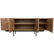 Mind-Croft 76.5 X 22 inch Dark Walnut Sideboard