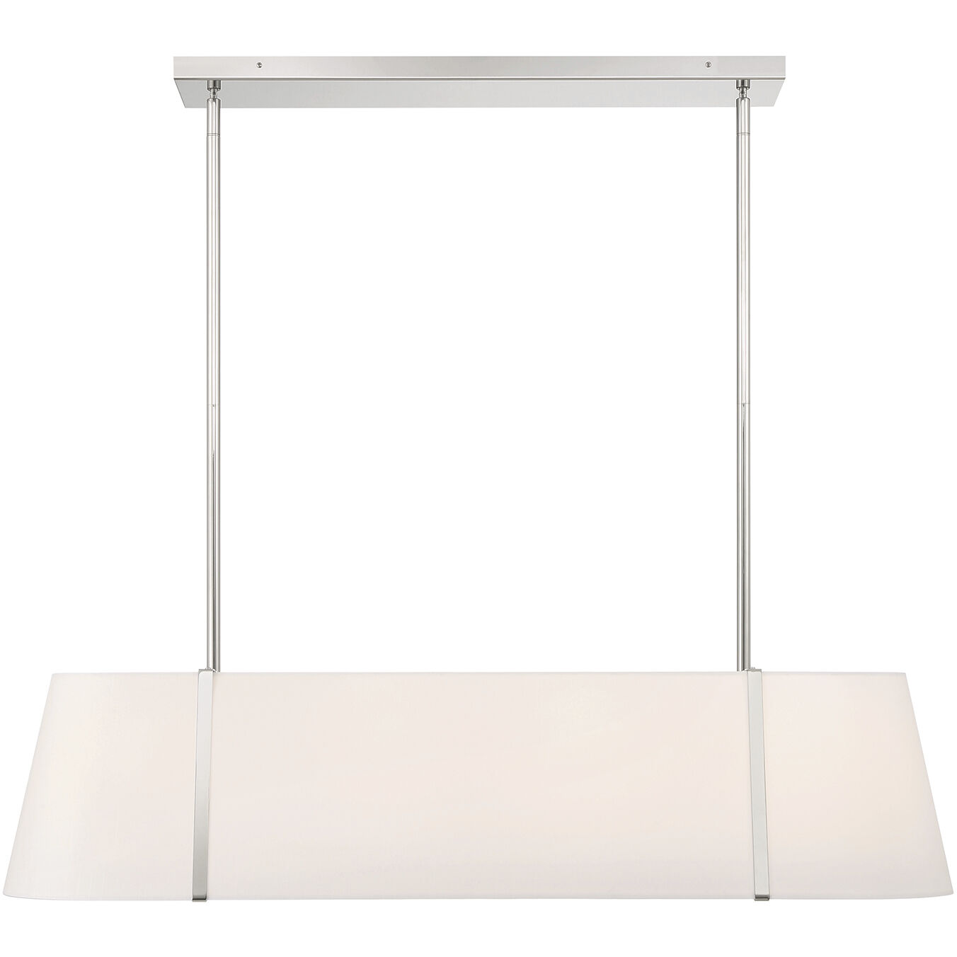 Fulton 4 Light 41.75 inch Polished Nickel Linear Ceiling Light