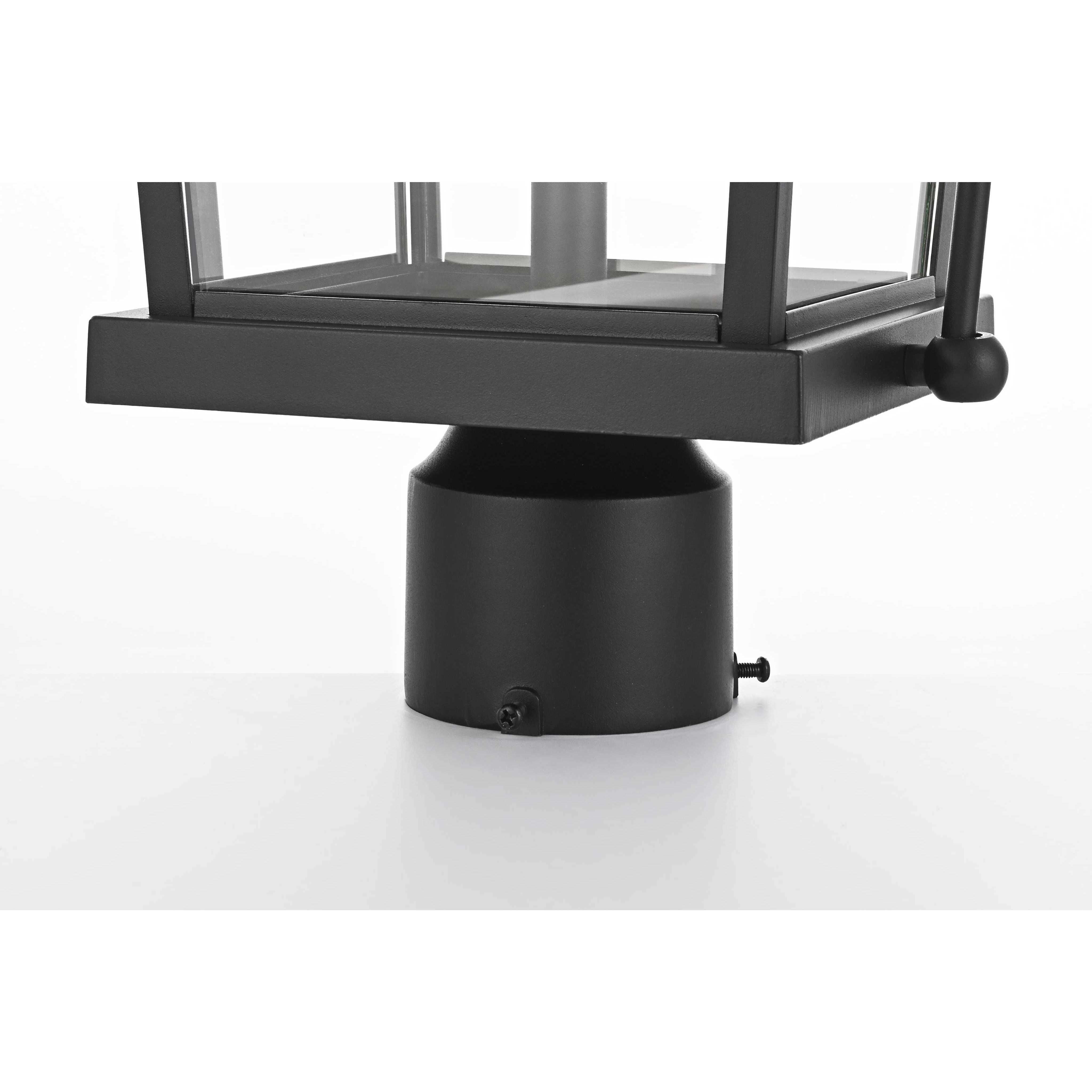 Luz 1 Light 23 inch Black Outdoor Post Light