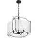 Ashlay 4 Light 22 inch Matte Black Pendant Ceiling Light