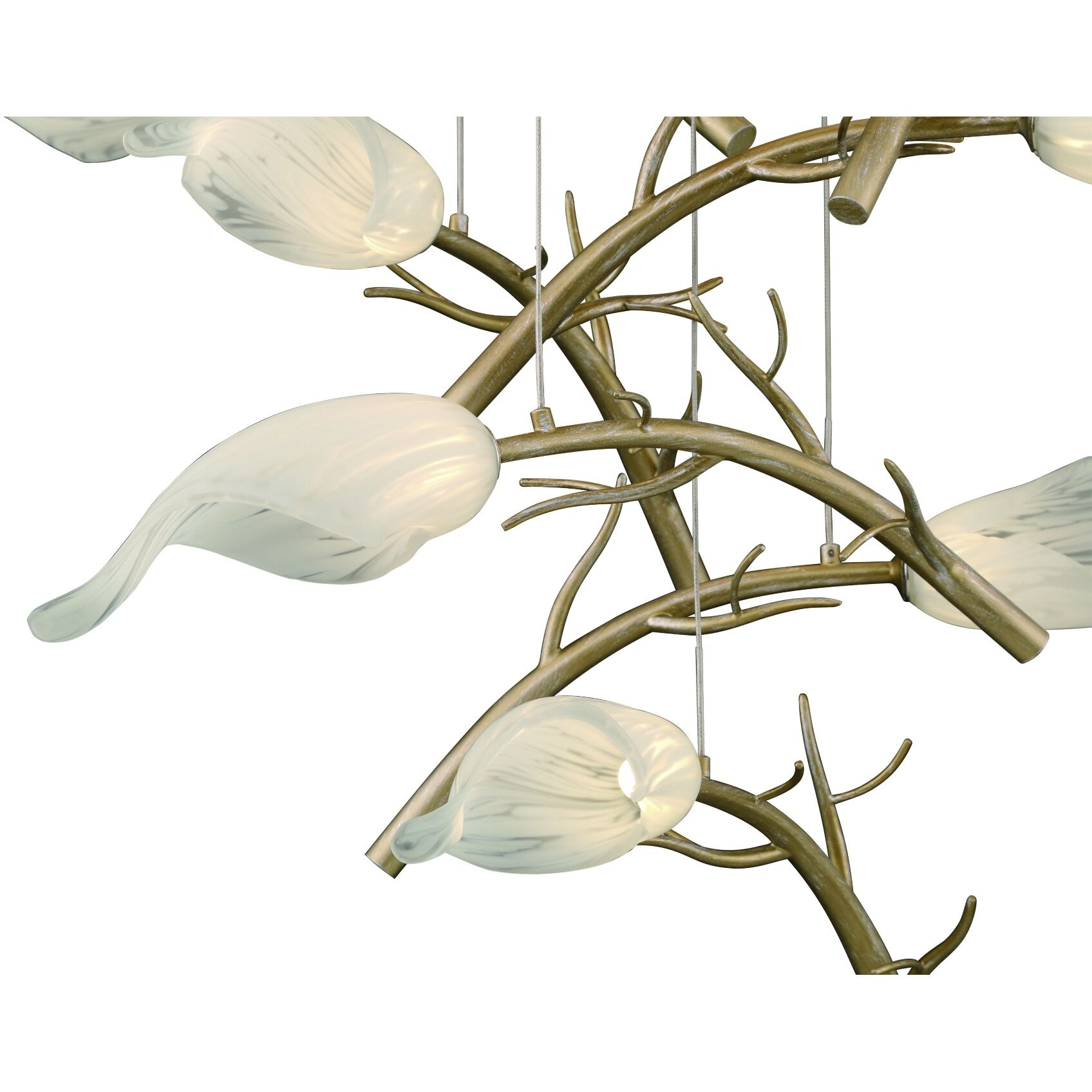 Matera 10 Light 22 inch Gold Chandelier Ceiling Light