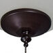 San Gabriel 3 Light Incandescent Oil Rubbed Bronze Ceiling Fan Light Kit