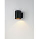 Outpost 1 Light 7 inch Black Outdoor Wall Mount in Without Photocell