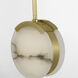 Kelly Wearstler Melange LED 7 inch Antique-Burnished Brass Pendant Ceiling Light