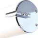 Tube LED 36.25 inch Chrome Vanity Light Wall Light