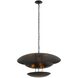 Florko 6 Light 31 inch Blackened Iron Chandelier Ceiling Light