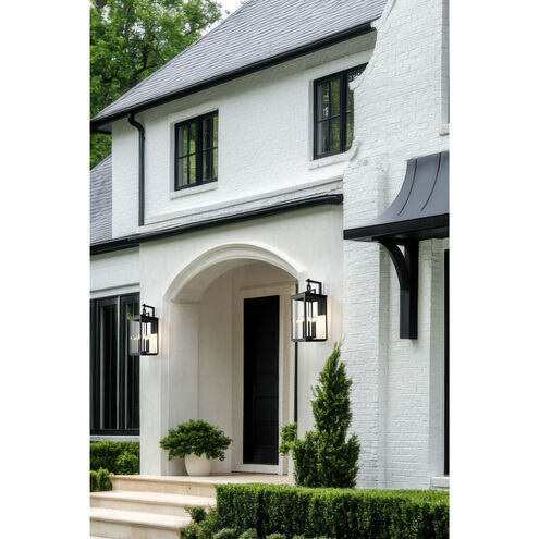 Hartwell 5 Light 28.5 inch Sand Black Outdoor Wall Light