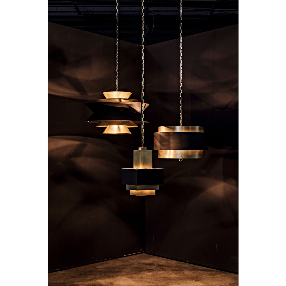 Arion 4 Light 29 inch Antique Brass Pendant Ceiling Light