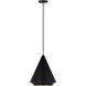 TOB by Thomas O'Brien Stanza 1 Light 14.88 inch Midnight Black Pendant Ceiling Light