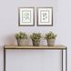 Florals Collection Green Framed Art
