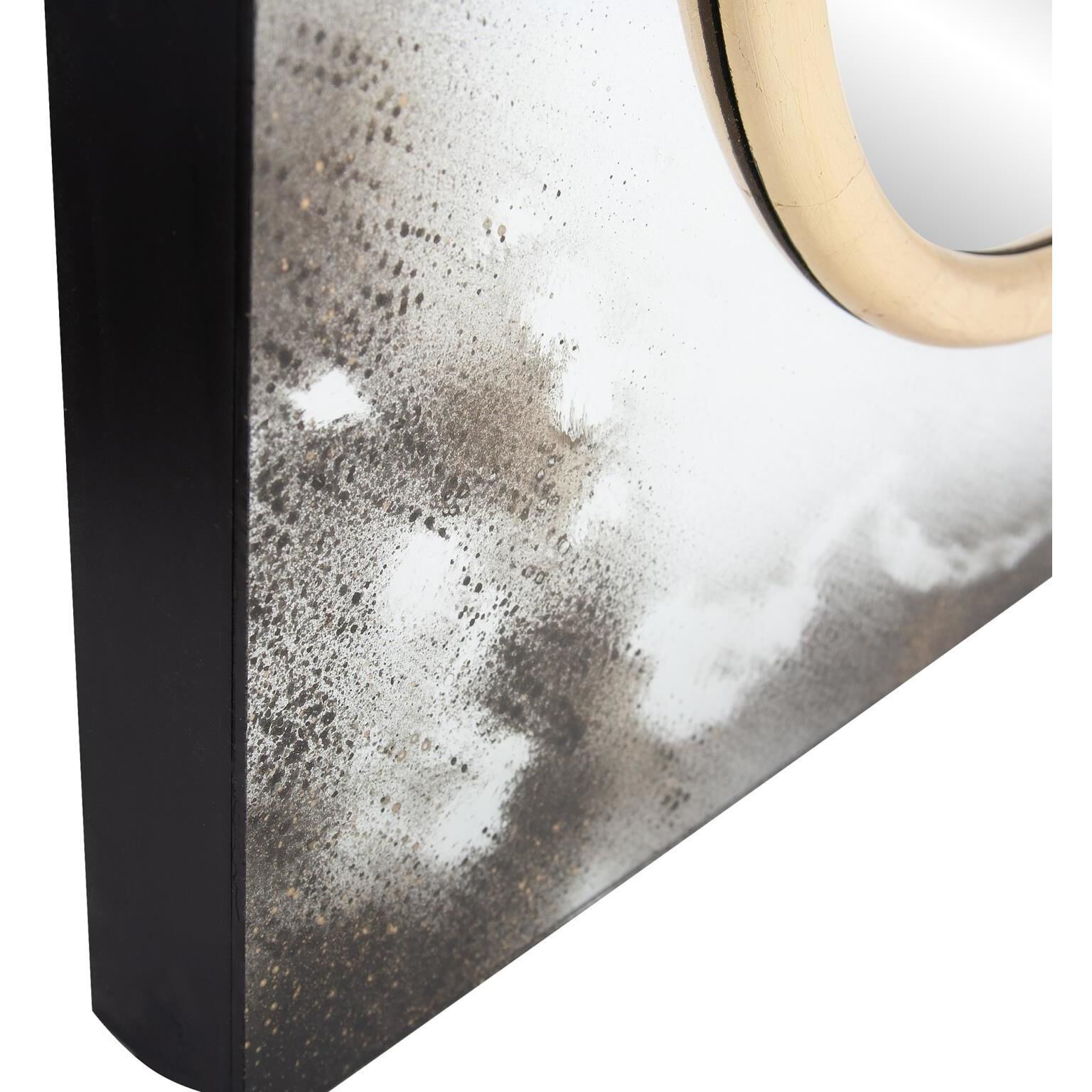 Spectra 23.5 X 2.75 inch Antiqued Silver Mirrors, Set of 4